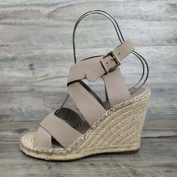 Joie Kaelyn Espadrille Strappy Open Toe Wedge Heel Sandal - Picture 13 of 15
